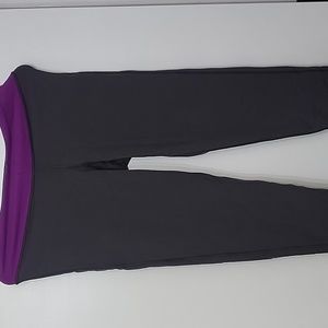 Champion purple and gray workout capris